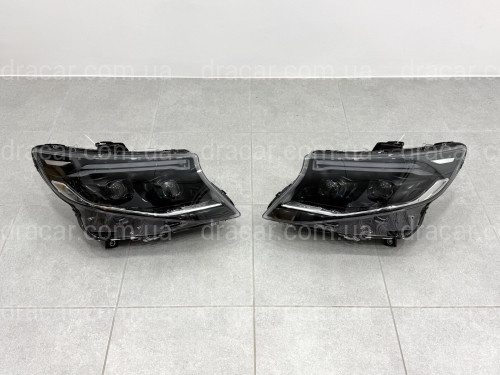 FULL LED фари стиль OEM 2023+ для Mercedes W447 Vito / V-class / Metris 2014-, комплект 2шт. артикул 9840