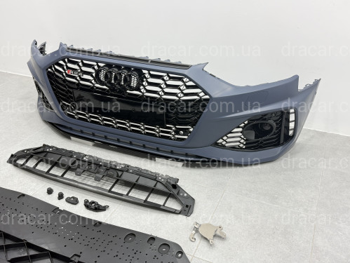Бампер передній у стилі RS4 для Audi A4 2020-2023 артикул 9435