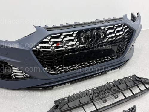 Бампер передній у стилі RS4 для Audi A4 2020-2023 артикул 9435