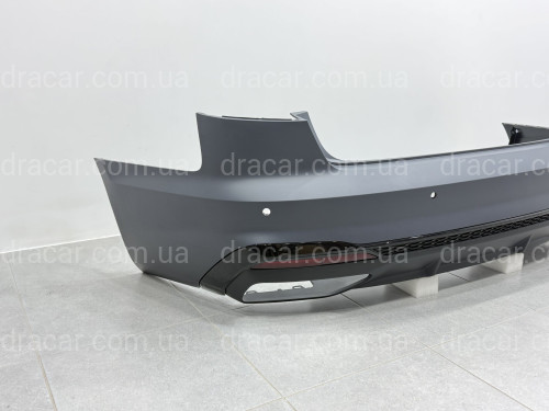 Бампер задній у зборі S-Line 2019+ BLACK для Audi A4 B9 2019-2023 артикул 9371