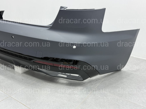 Бампер задній у зборі S-Line 2019+ BLACK для Audi A4 B9 2019-2023 артикул 9371