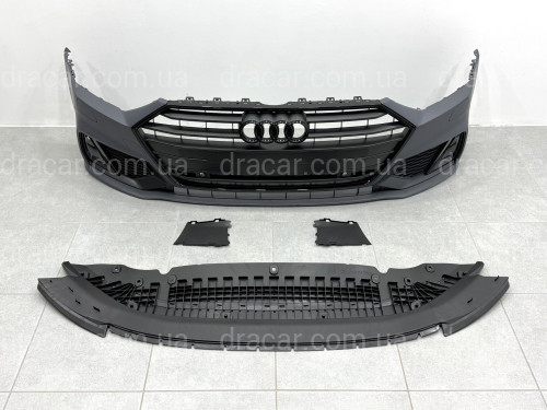 Бампер передній у зборі S-Line для Audi A7 C8 2020+ артикул 9442