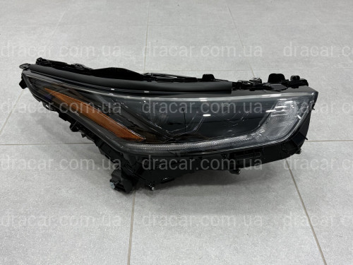 Права фара з лінзою BLACK XSE Toyota Highlander 2020- XSE / LE XLE LIMITED артикул 9763