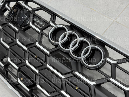 Решітка радіатора S-Line ПІД РАДАРИ 4K0853651T3FZ для Audi A6 C8 2018+ артикул 9822