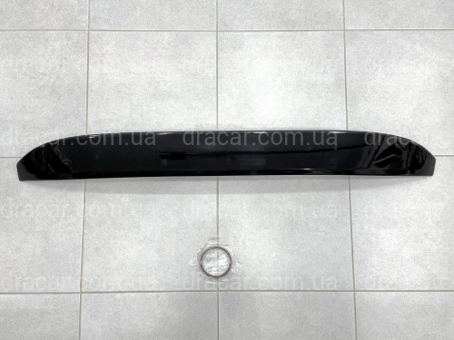 Козирок на скло Kia Optima 2010-2015 ABS пластик, колір чорний глянець артикул 7659