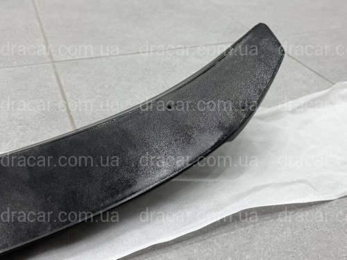 Козирок на скло Kia Optima 2010-2015 ABS пластик, колір чорний глянець артикул 7659