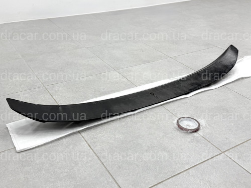 Козирок на скло Kia Optima 2010-2015 ABS пластик, колір чорний глянець артикул 7659
