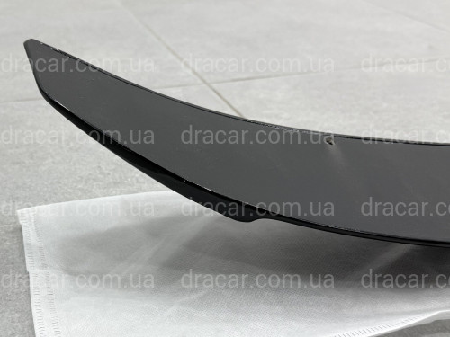 Козирок на скло Kia Optima 2010-2015 ABS пластик, колір чорний глянець артикул 7659