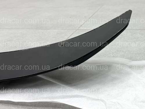 Козирок на скло Kia Optima 2010-2015 ABS пластик, колір чорний глянець артикул 7659