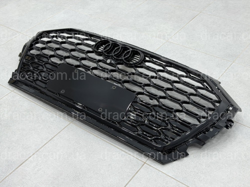 Решітка радіатора BLACK S-Line 80G853651 Y9B для Audi Q5 2020-2024 артикул 9509
