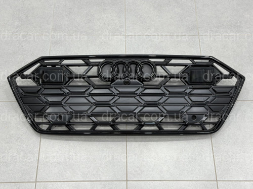 Решітка радіатора S-Line BLACK 4K8853651P Y9B для Audi A7 2017-2022 артикул 9504