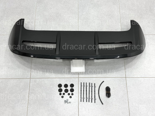 Спойлер козирок ST-Line Ford Fiesta хетчбек 2011-2017 ABS пластик, колір чорний глянець артикул 3371