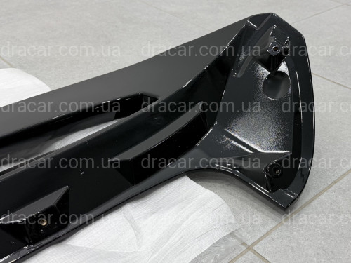 Спойлер козирок ST-Line Ford Fiesta хетчбек 2011-2017 ABS пластик, колір чорний глянець артикул 3371