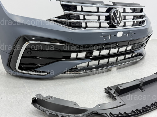 Передній бампер у зборі R-Line для Volkswagen Tiguan 2022-2024 артикул 9939