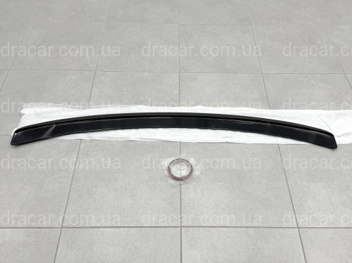 Спойлер ліп багажника Mercedes-Benz E class W211 2003-2009 ABS пластик, колір чорний глянець артикул 9453