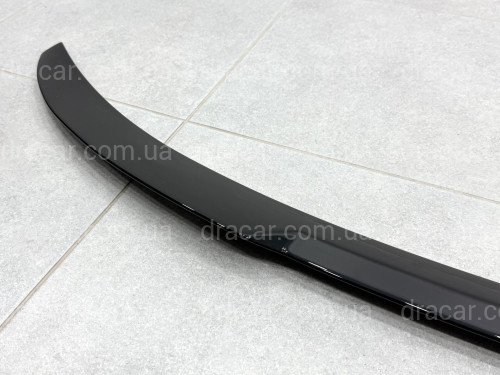 Спойлер ліп Paradigma для BMW X6 F16 2014-2018 ABS пластик, чорний глянець артикул 9634