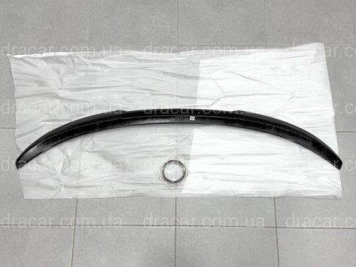 Спойлер ліп Paradigma для BMW X6 F16 2014-2018 ABS пластик, чорний глянець артикул 9634