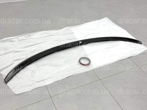 Спойлер ліп Paradigma для BMW X6 F16 2014-2018 ABS пластик, чорний глянець артикул 9634