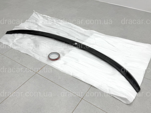 Спойлер ліп Paradigma для BMW X6 F16 2014-2018 ABS пластик, чорний глянець артикул 9634