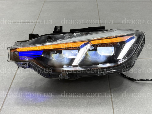 Фари FULL LED 2 лінзи для BMW 3 series F30 F31 2012-2018 2шт, ГАЛОГЕН В ЛЕД артикул 9044