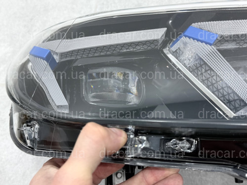 Фари FULL LED 2 лінзи для BMW 3 series F30 F31 2012-2018 2шт, ГАЛОГЕН В ЛЕД артикул 9044