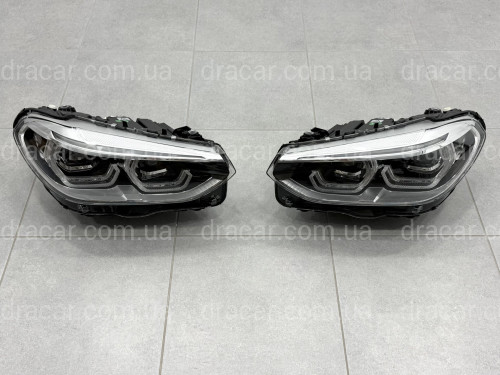 Фари Adaptive LED до ресталінгу комплектні з блоками для BMW X3 G01 F97 / X4 G02 F98 2018-2021 2шт. артикул 9807