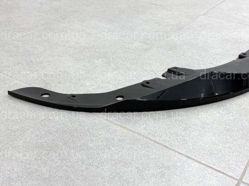Юбка переднього бампера M-Performance BMW 4 series G22 2020+ ABS пластик, чорний глянець артикул 9621