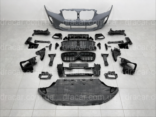 Обвіс X4M F98 LCI до BMW X4 G02 F98 2022-2024 (бампера в зборі, арки, пороги, молдинги, вих. труби) артикул 9063