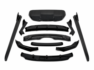 Комплект обвісу M-Performance (юбка, дифузор, леза, козирок) для BMW X5 F15 2014-2018, колір чорний глянець
