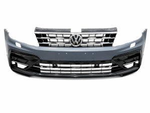 Передній бампер у зборі з арками R-Line Volkswagen Tiguan 2017-2021