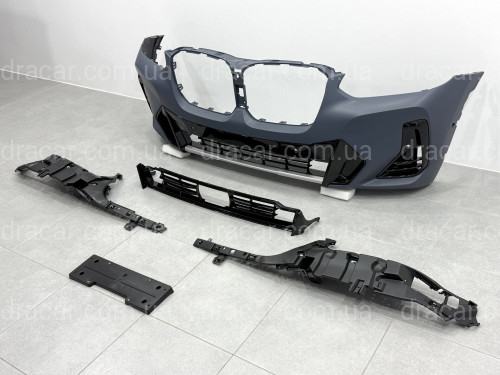 Передній бампер M paket у зборі для BMW X3 G01 X4 G02 2022-2025 артикул 8687