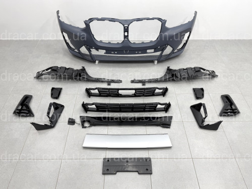 Передній бампер M paket у зборі для BMW X3 G01 X4 G02 2022-2025 артикул 8687