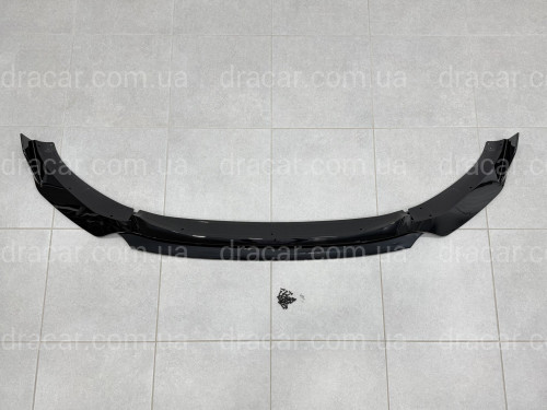 Юбка передного бампера M-Performance для BMW X3 G01 / X4 G02 2018-2021 ABS пластик, чорний глянець артикул 9609
