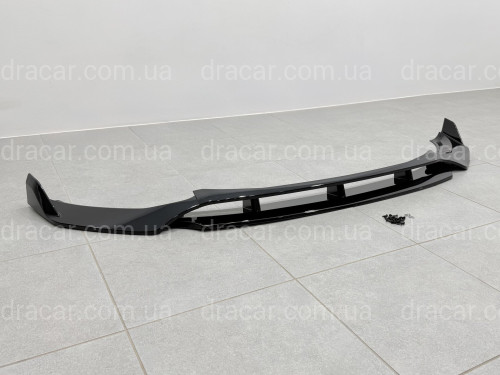 Юбка передного бампера M-Performance для BMW X3 G01 / X4 G02 2018-2021 ABS пластик, чорний глянець артикул 9609