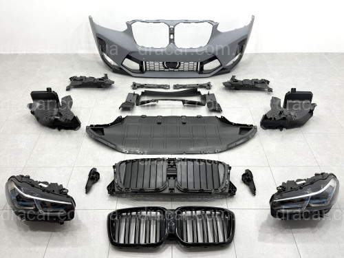 Обвес комплект рестайлинга X3M F97 LCI 2022+ для BMW X3 G01 2018-2021 артикул 8521
