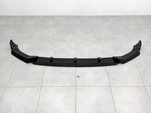 Накладка переднього бампера Paradigm BMW X7 G07 2019-2022, чорний глянець артикул 9704