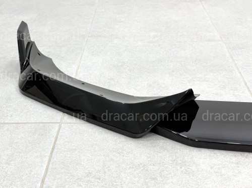Накладка переднього бампера Paradigm BMW X7 G07 2019-2022, чорний глянець артикул 9704