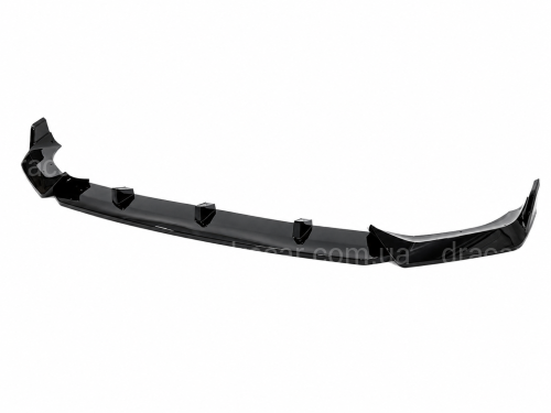 Накладка переднього бампера Paradigm BMW X7 G07 2019-2022, чорний глянець артикул 9704