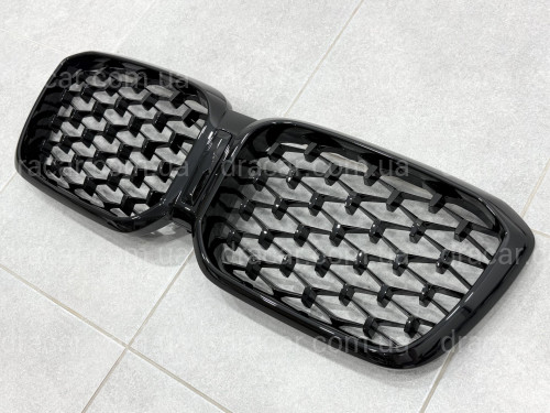 Решітка радіатора на BMW X3 G01, X4 G02 2021- Shadow-line 51135A1AC59 артикул 9557