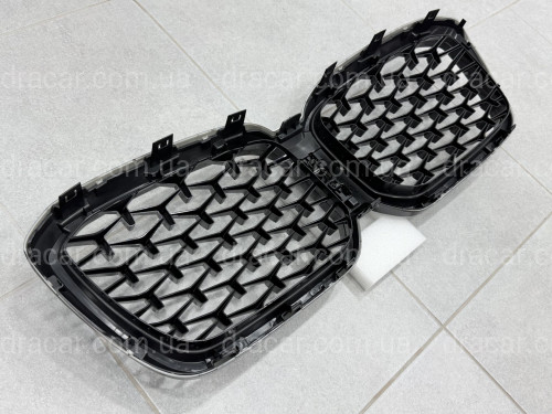 Решітка радіатора на BMW X3 G01, X4 G02 2021- Shadow-line 51135A1AC59 артикул 9557