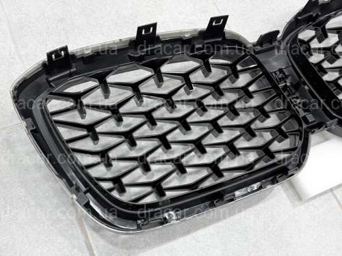 Решітка радіатора на BMW X3 G01, X4 G02 2021- Shadow-line 51135A1AC59 артикул 9557