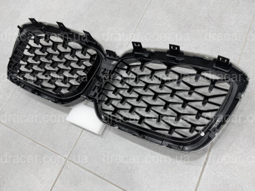 Решітка радіатора на BMW X3 G01, X4 G02 2021- Shadow-line 51135A1AC59 артикул 9557