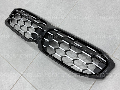 Решітка радіатора соти Black / Silver BMW 3 series G20 G21 LCI 2022+ 51135A35800 артикул 3353