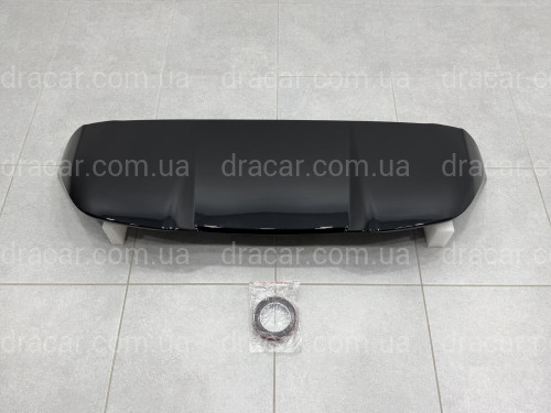 Спойлер козирок на кришку багажника BMW X5 F15 2013-2018, колір чорний глянець артикул 9615