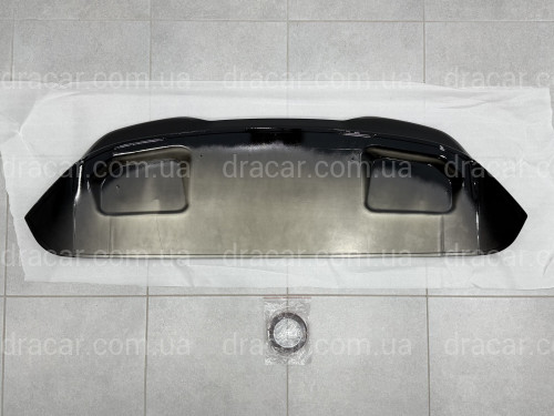 Спойлер козирок на кришку багажника BMW X5 F15 2013-2018, колір чорний глянець артикул 9615