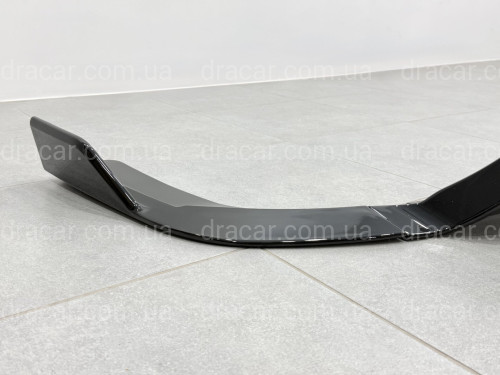 Накладки дифузора заднього бампера Paradigma BMW X6 F16 2013-2018, чорний глянець артикул 9633