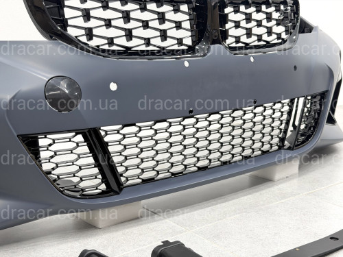 Бампер передній з решіткою M340i Shadowline BMW 3 series G20 2018-2022 артикул 10165