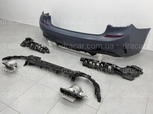 Бампер задній з насадками M340i для BMW 3 series G20 2018-2022 артикул 10166