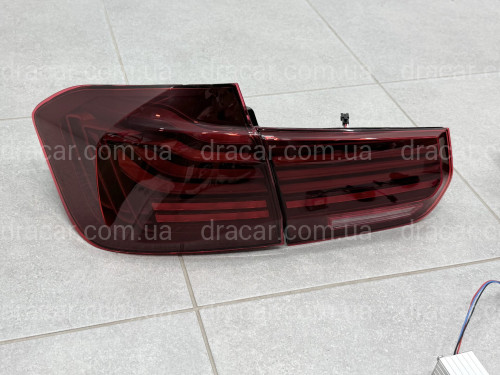 Задні LED ліхтарі стиль CSL для BMW 3 series F30 2012-2018 червоні, комплект 4шт. артикул 10112