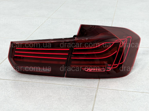 Задні LED ліхтарі стиль CSL для BMW 3 series F30 2012-2018 червоні, комплект 4шт. артикул 10112
